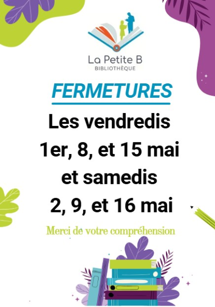 Couverture de FERMETURES mai 2026