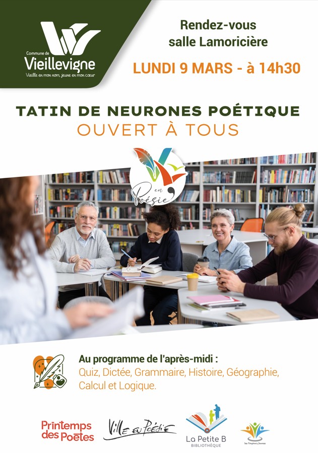 Couverture de VV en po&eacute;sie 2026 - Tatin de neurones