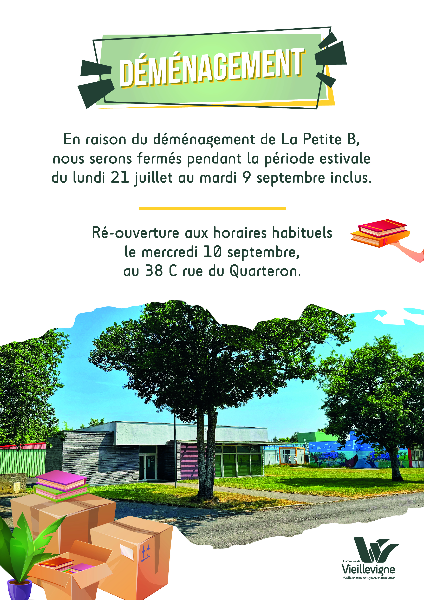 Couverture de Déménagement bibliothèque