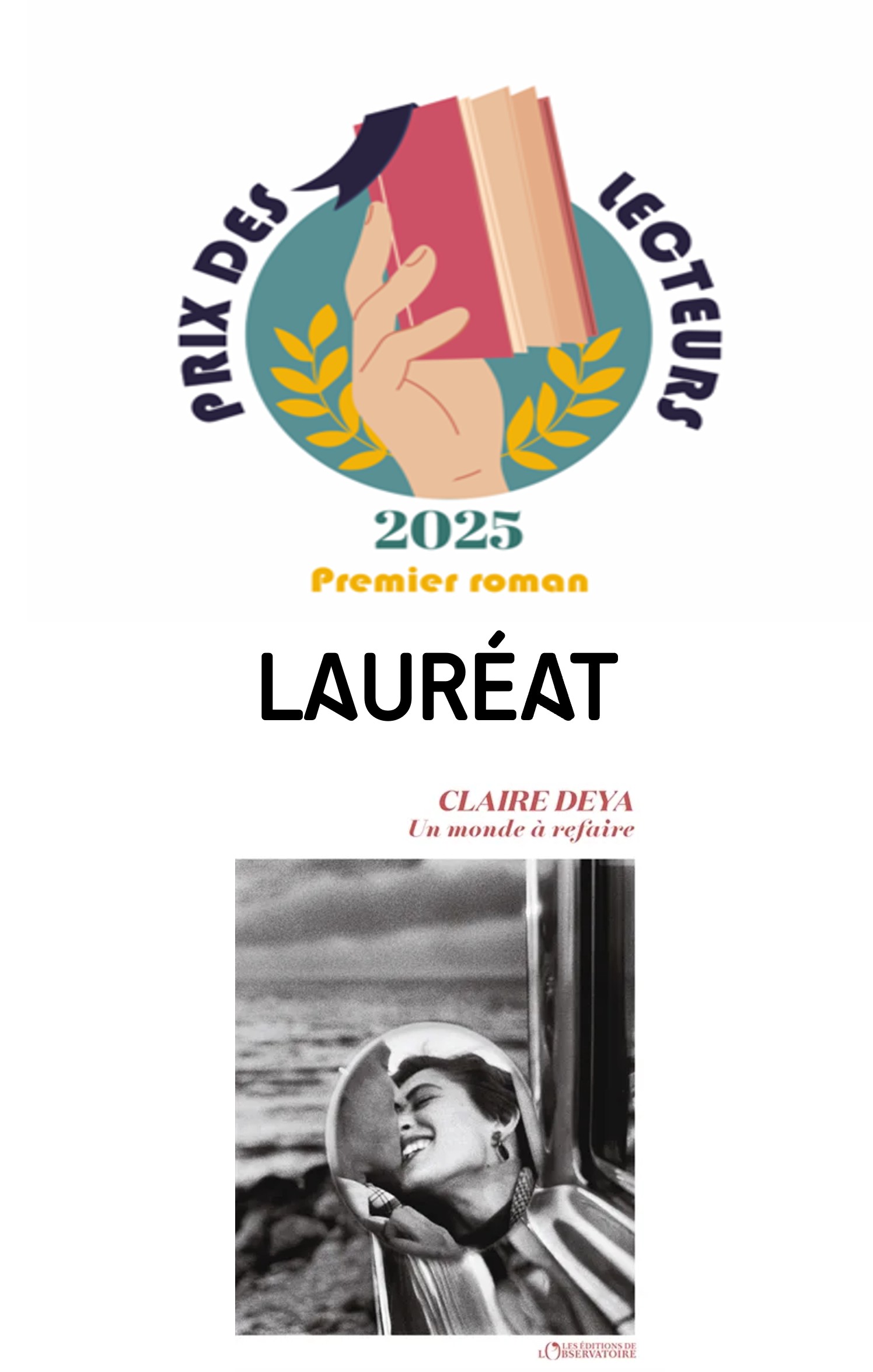 Couverture de Prix des lecteurs 2025 - Lauréat