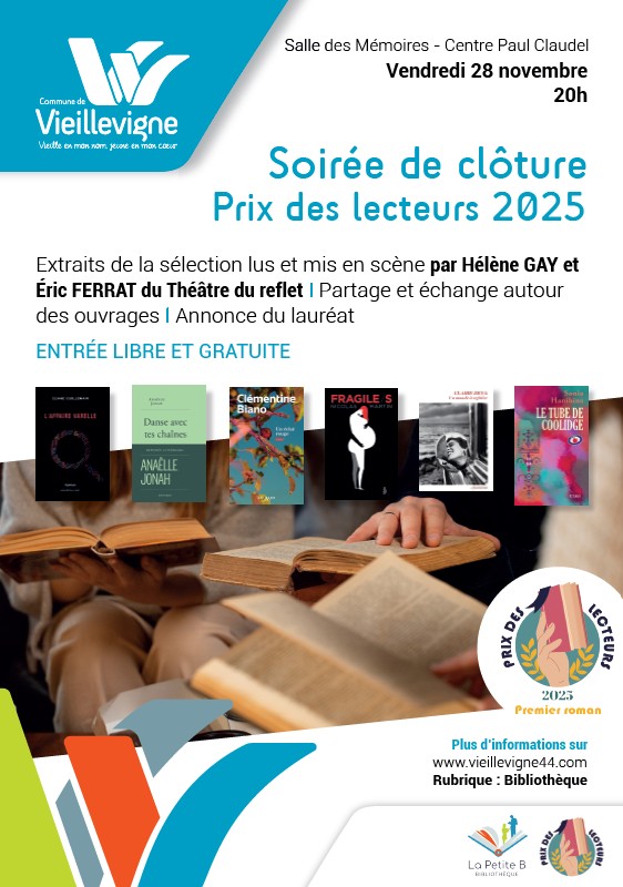 Couverture de Soirée de clôture prix des lecteurs 2025